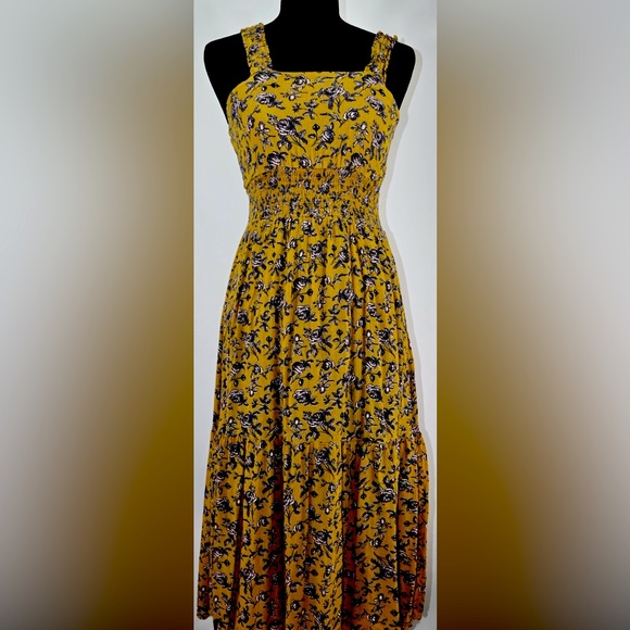 RAGA Sleeveless Maxi Dress in Mustard - Picture 3 of 6